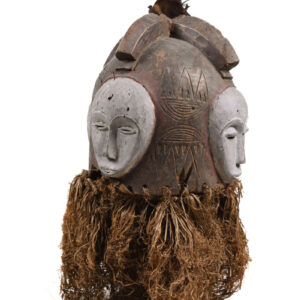 Helmet mask - Wood - Ngongtang - Fang - Gabon