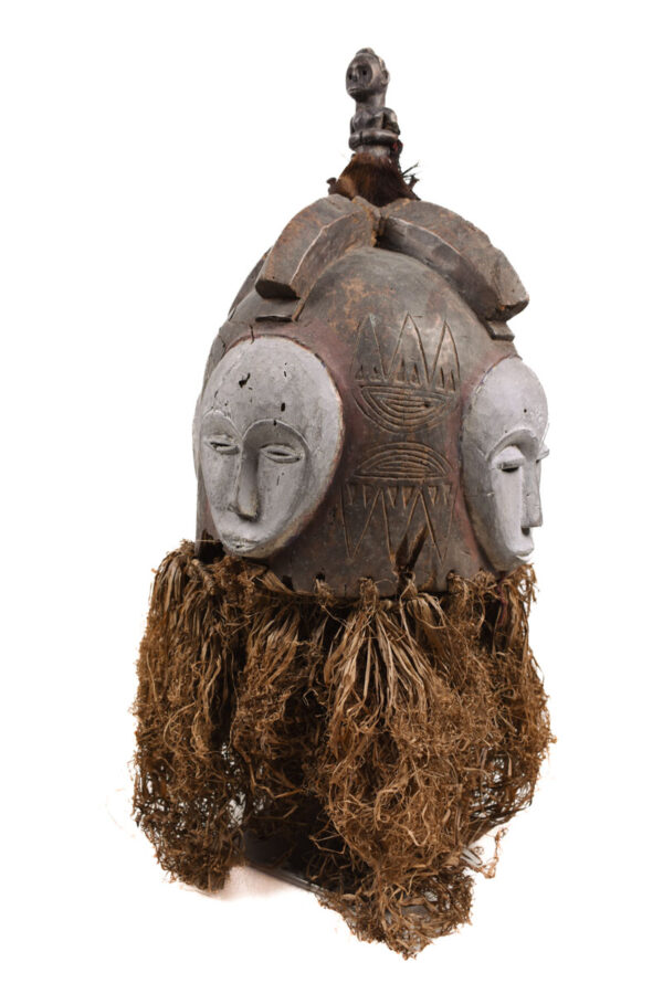 Helmet mask - Wood - Ngongtang - Fang - Gabon