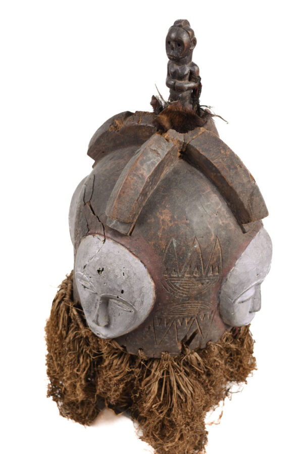 Helmet mask - Wood - Ngongtang - Fang - Gabon