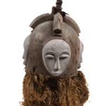 Helmet mask - Wood - Ngongtang - Fang - Gabon