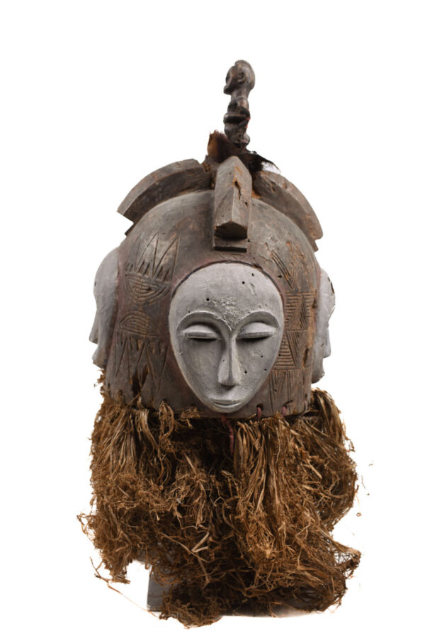 Helmet mask - Wood - Ngongtang - Fang - Gabon