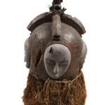 Helmet mask - Wood - Ngongtang - Fang - Gabon