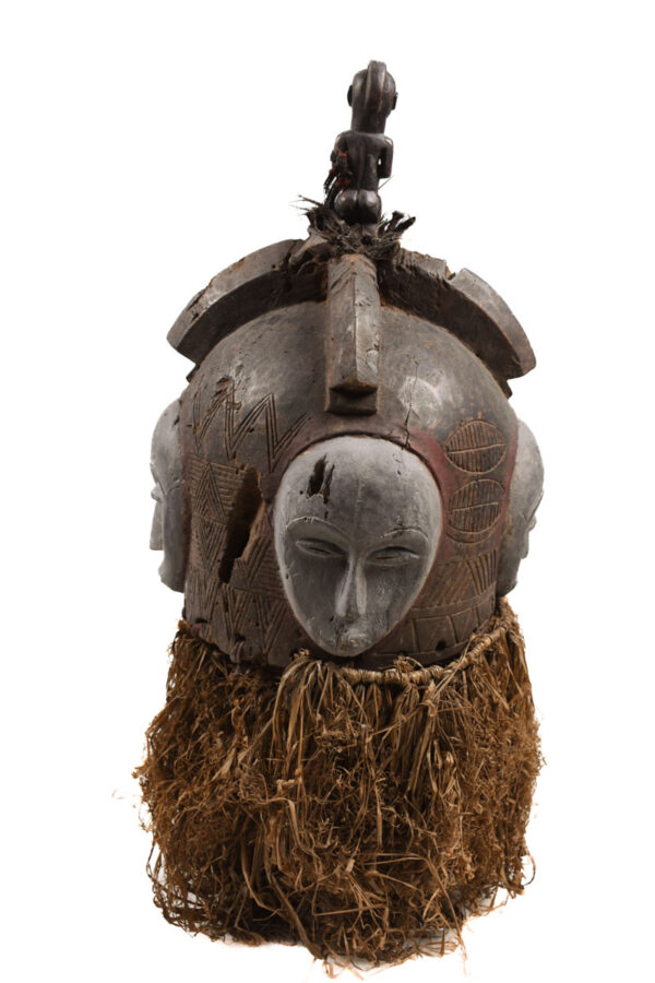 Helmet mask - Wood - Ngongtang - Fang - Gabon