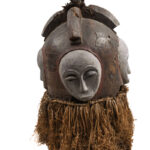Helmet mask - Wood - Ngongtang - Fang - Gabon