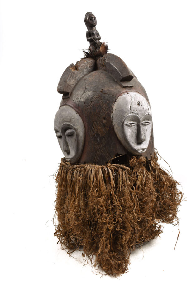 Helmet mask - Wood - Ngongtang - Fang - Gabon