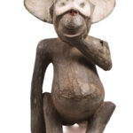 Monkey Figure - Wood - Bulu - Cameroon