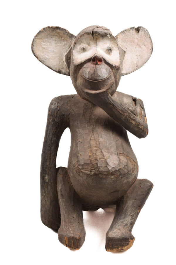 Monkey Figure - Wood - Bulu - Cameroon