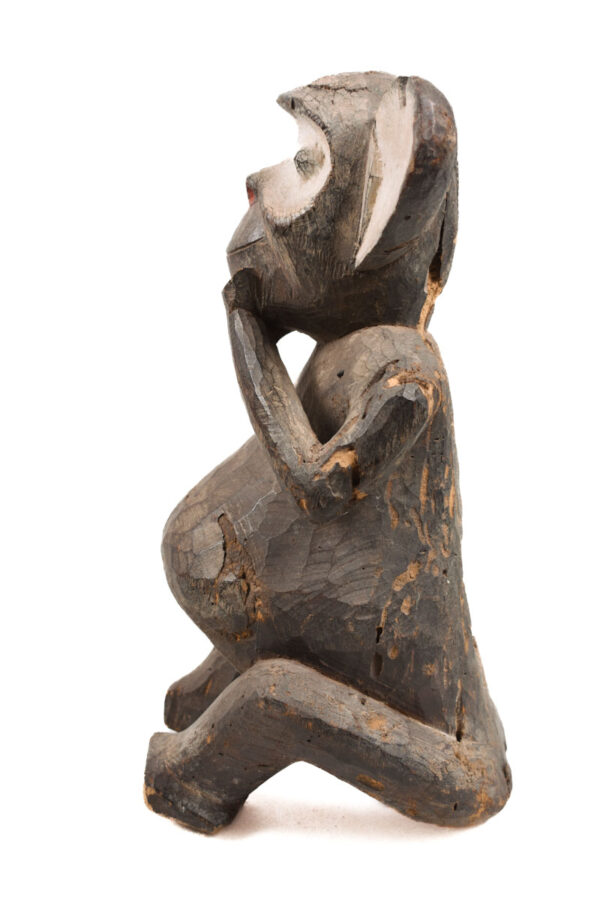 Monkey Figure - Wood - Bulu - Cameroon