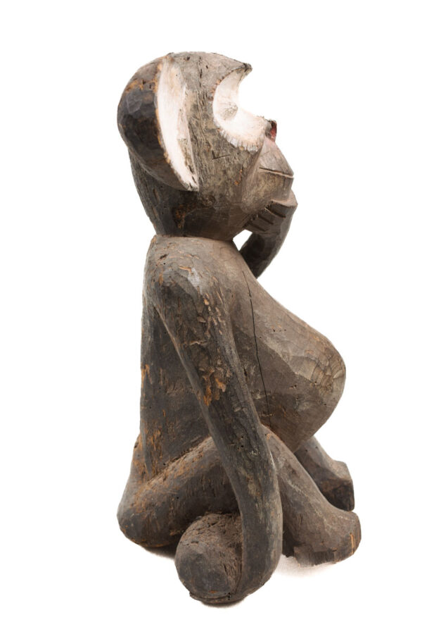 Monkey Figure - Wood - Bulu - Cameroon