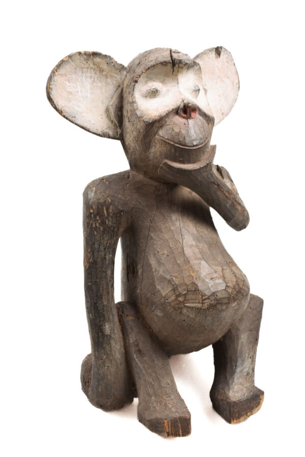 Monkey Figure - Wood - Bulu - Cameroon