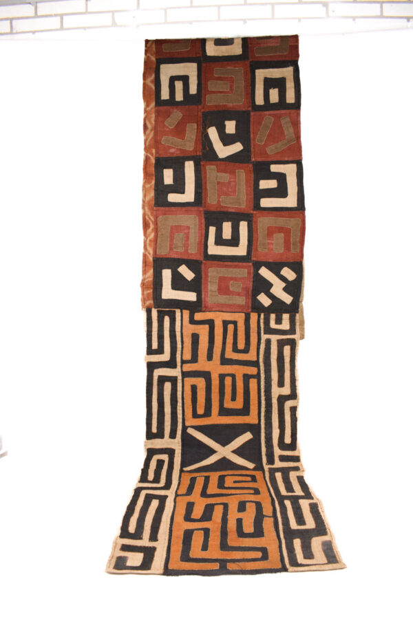 Textile - Cloth - Shoowa-Kuba - DR Congo 360 cm