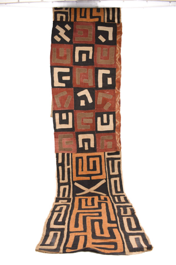 Textile - Cloth - Shoowa-Kuba - DR Congo 360 cm