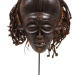 Mask - Wood, Rope - Mwana Pwo - Chokwe - DR Congo