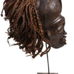 Mask - Wood, Rope - Mwana Pwo - Chokwe - DR Congo