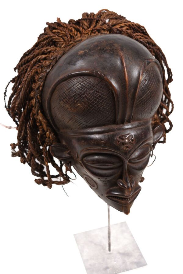 Mask - Wood, Rope - Mwana Pwo - Chokwe - DR Congo