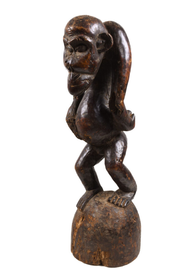 Monkey Figure - Wood - Bulu - Cameroon