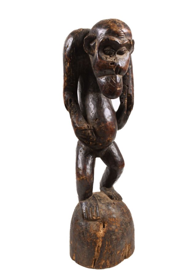 Monkey Figure - Wood - Bulu - Cameroon