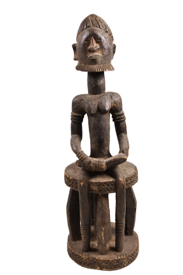 Seated figure - Wood - Dogon - Mali