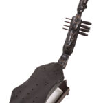 Harp - Wood, Leather - Mangebetu - DR Congo