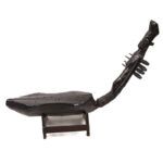 Harp - Wood, Leather - Mangebetu - DR Congo
