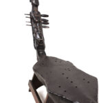 Harp - Wood, Leather - Mangebetu - DR Congo