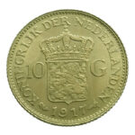 Nederland 10 Gulden 1917 Wilhelmina