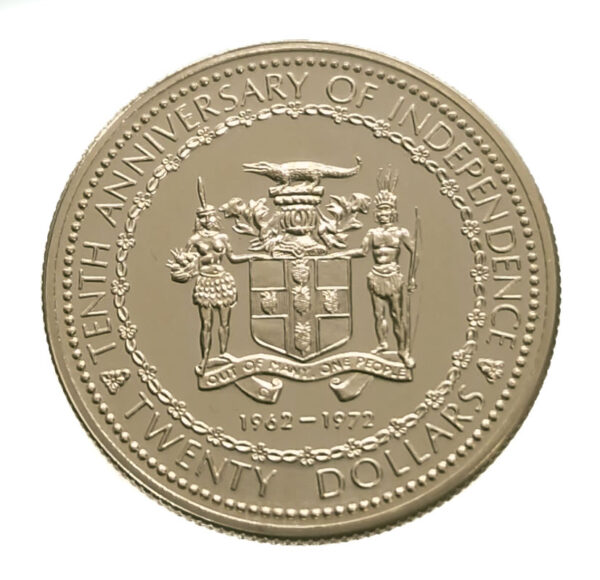 Jamaica 20 Dollars 1972 Independence