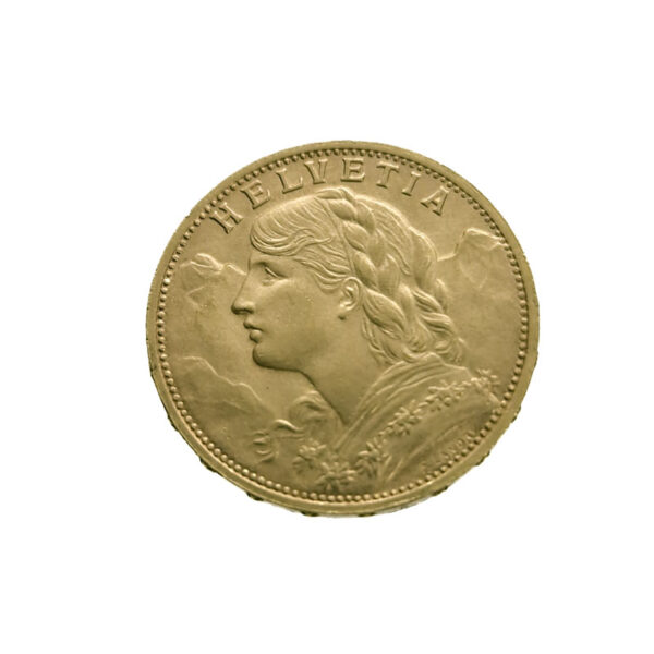 Switzerland 20 Francs 1927 Vreneli - Gold UNC