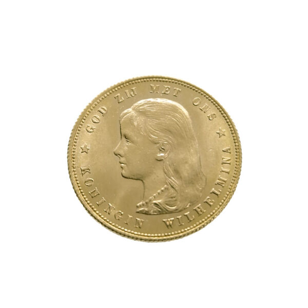 Nederland 10 Gulden 1897 Parels los - Wilhelmina