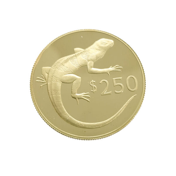 Fiji 250 Dollars 1978 Banded Iguana