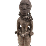 Fetish figure - Wood - Fon - Benin - Schädler certificate