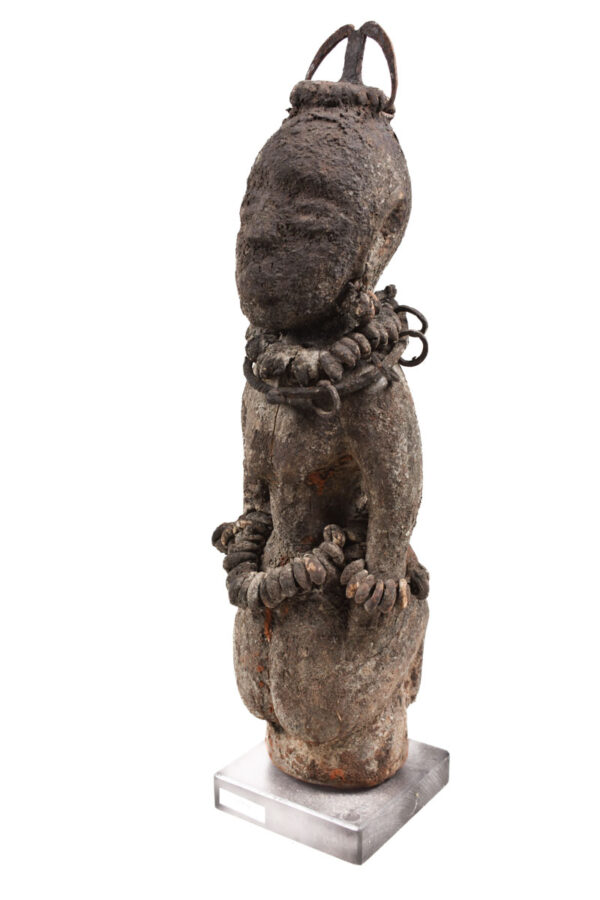 Fetish figure - Wood - Fon - Benin - Schädler certificate