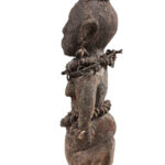 Fetish figure - Wood - Fon - Benin - Schädler certificate