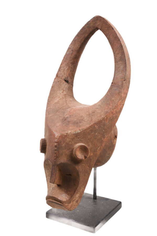 Buffalo Mask - Wood - Mama - Nigeria