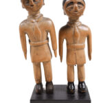 Fertillity doll figure (2) - Wood - Adan Ewe- Togo