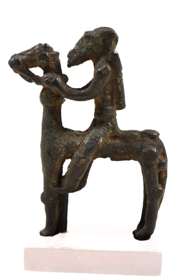 Equestrian Figure - Bronze - Dogon - Mali