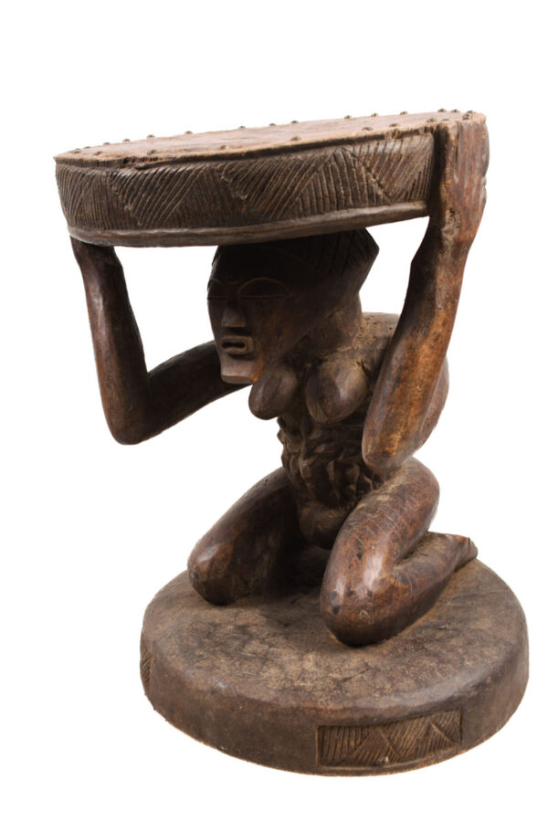 Stool - Wood - Songye - DR Congo