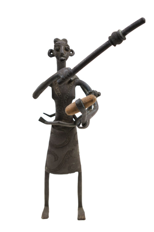 Maternity figure - Bronze - Fon - Benin
