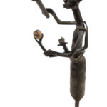 Maternity figure - Bronze - Fon - Benin