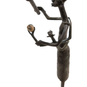 Maternity figure - Bronze - Fon - Benin