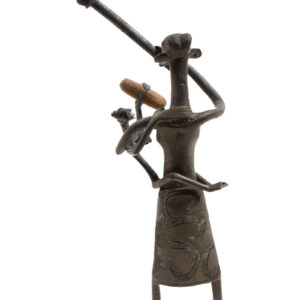 Maternity figure - Bronze - Fon - Benin