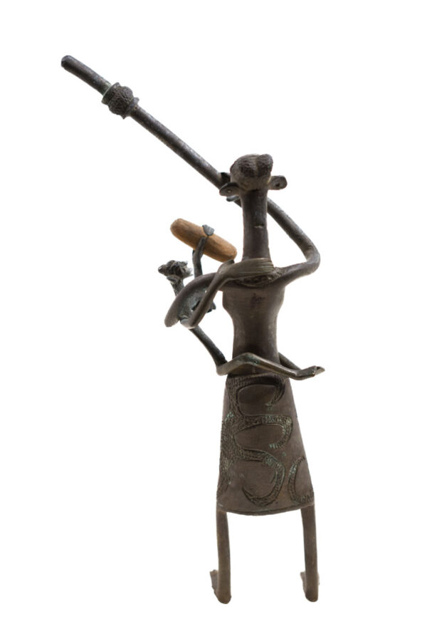 Maternity figure - Bronze - Fon - Benin