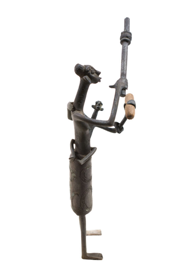 Maternity figure - Bronze - Fon - Benin