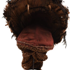 Chihongo Mask - Raphia, Wood - Chokwe - DR Congo