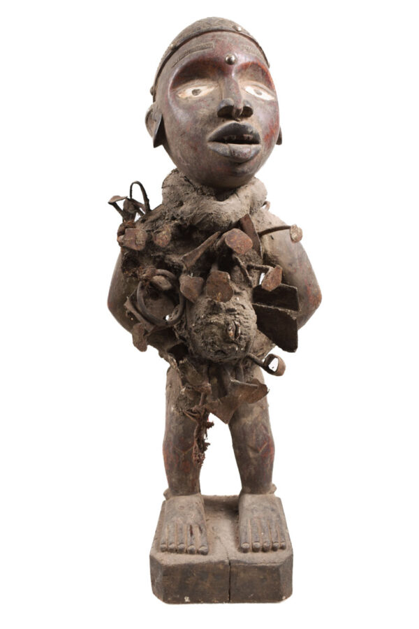 Figure - Wood, nails - Nkisi - Yombe - Congo - 80 cm