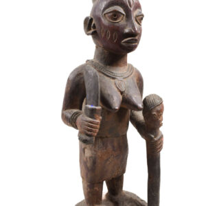 Maternity figure - Wood - Yoruba - Nigeria