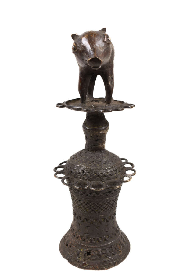 Messenger bell - Bronze - Benin