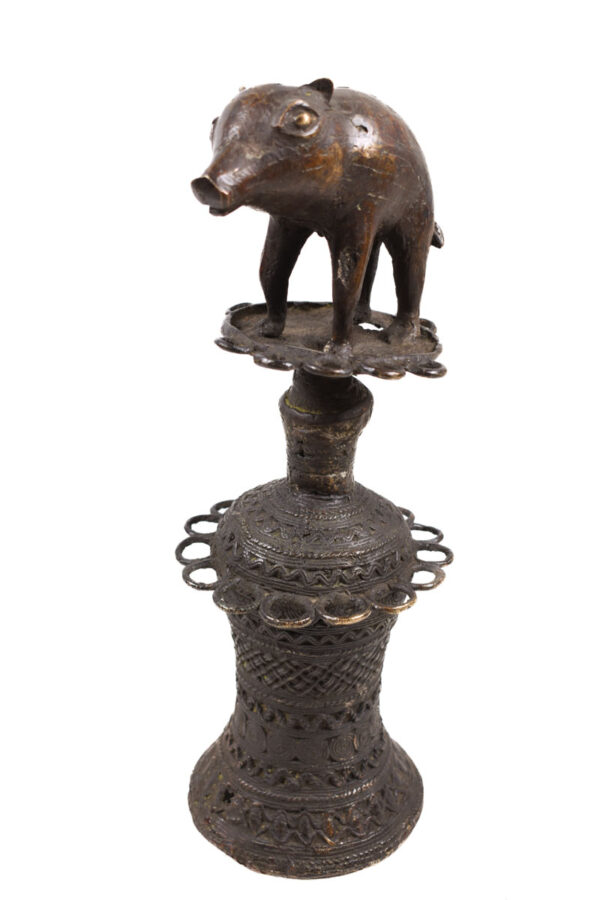 Messenger bell - Bronze - Benin