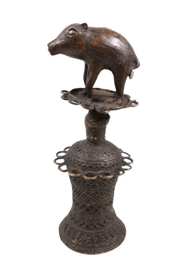 Messenger bell - Bronze - Benin