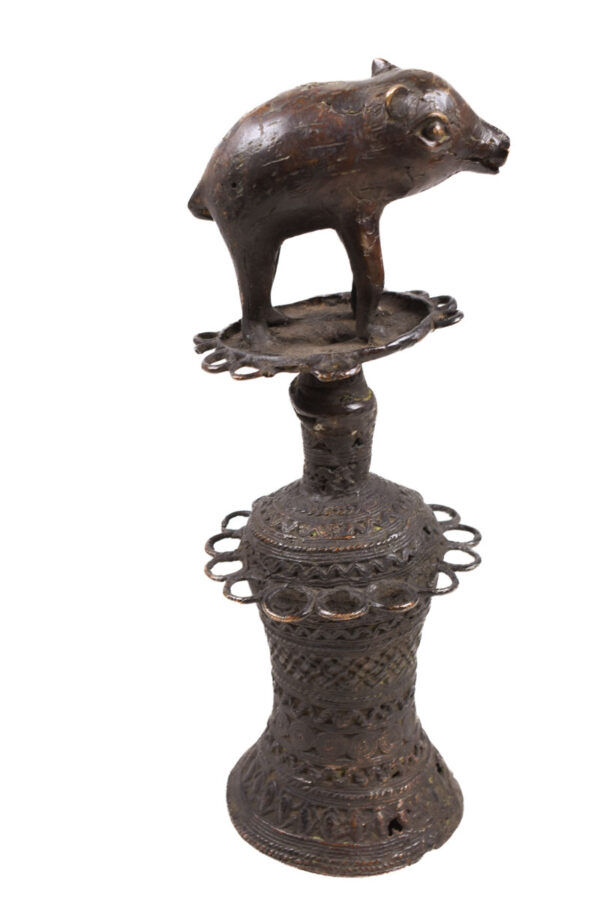 Messenger bell - Bronze - Benin